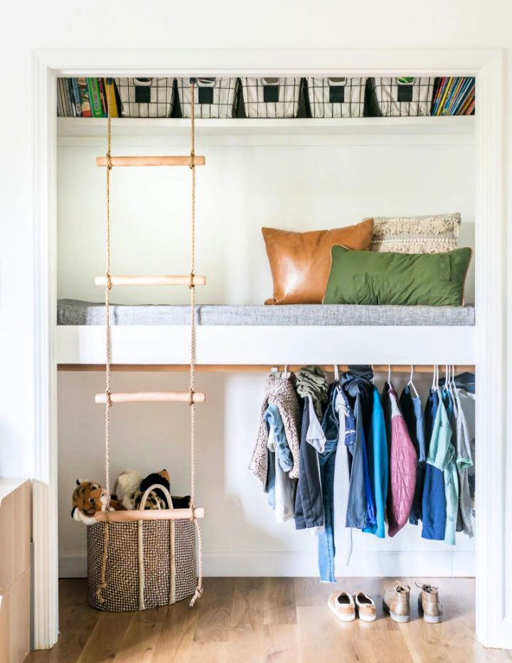 Build Your Own Closet Loft Bed