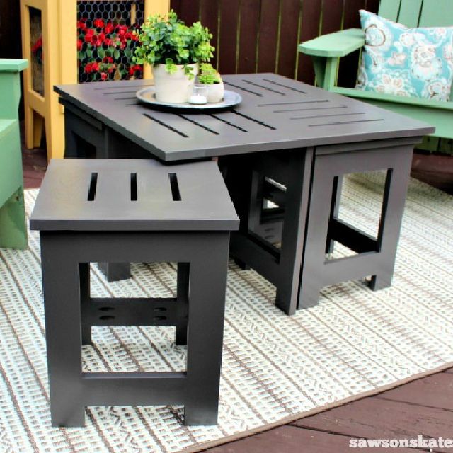 Build Your Own Patio Coffee Table
