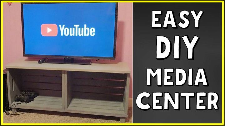 DIY Entertainment Center for TV and Gaming Consoles
