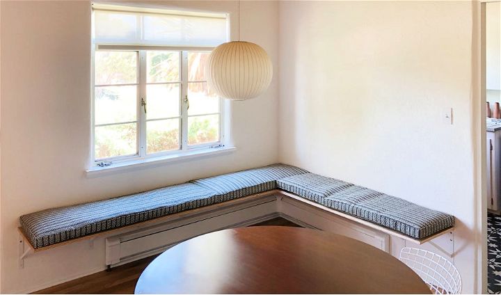 DIY Floating Banquette Seating