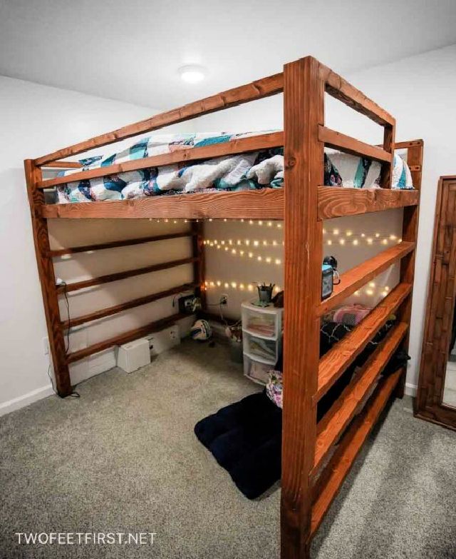DIY Full Loft Bed