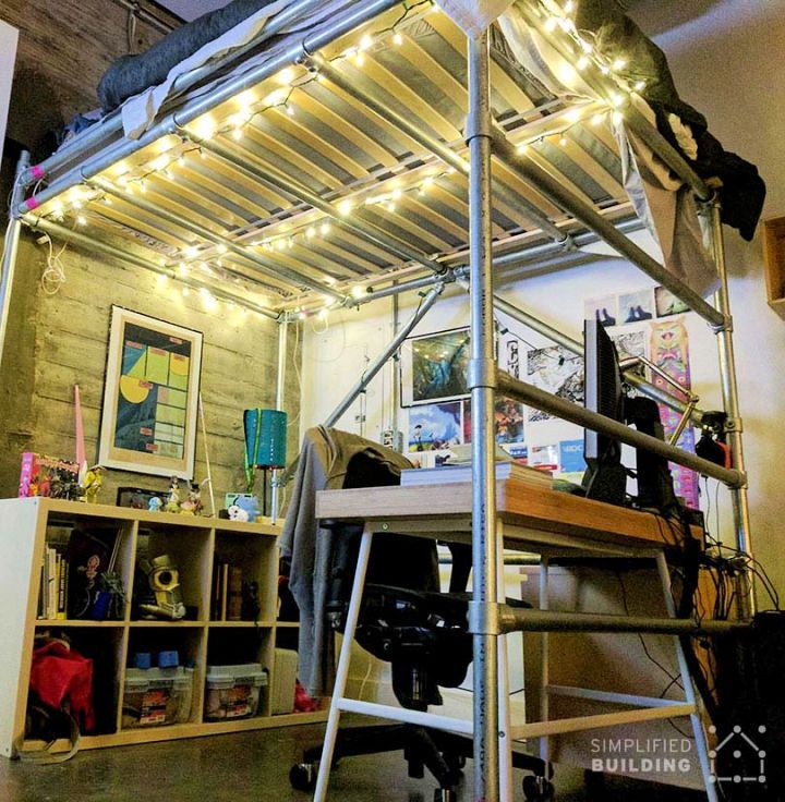 DIY Full Size Loft Bed for Adults