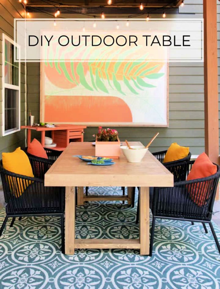 Free Outdoor Table Plans