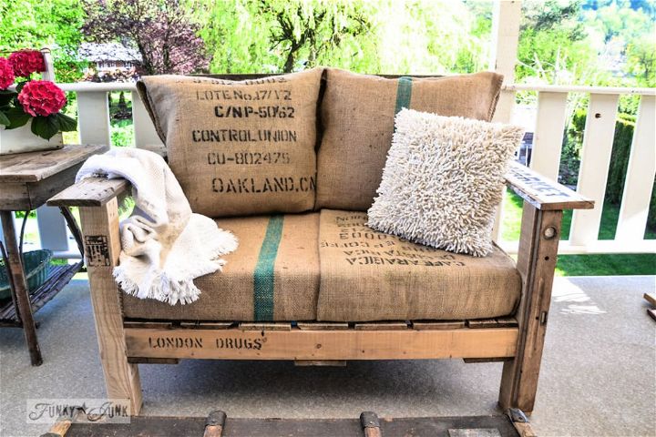 Handmade Wooden Pallet Couch