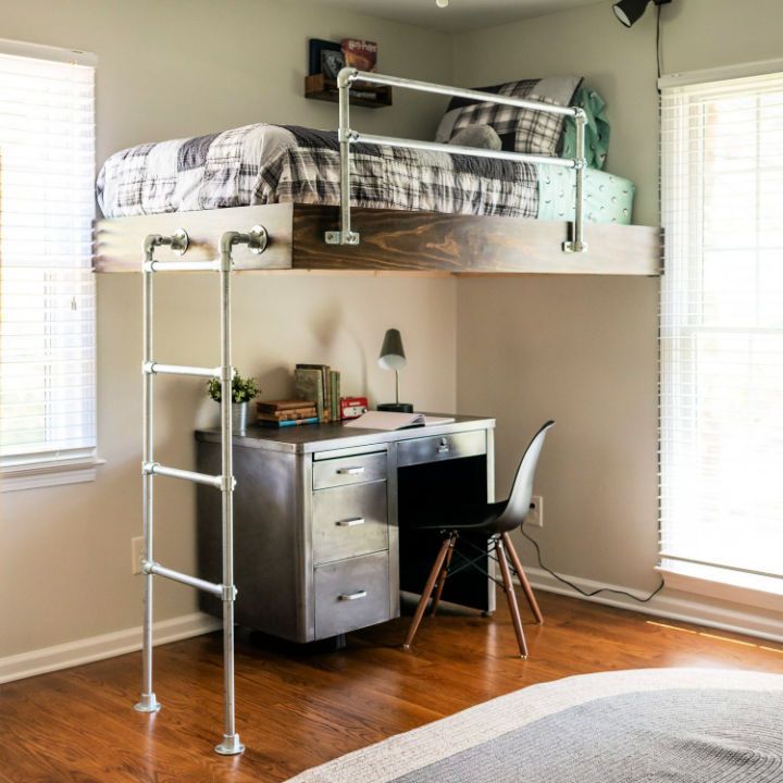 30 Free DIY Loft Bed Plans (How to Build a Loft Bed) - DIY Cozy Home