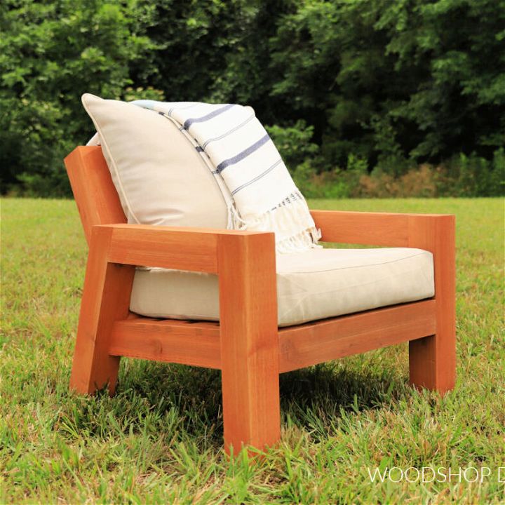 Free Outdoor Chunky Chair Woodworking Plans