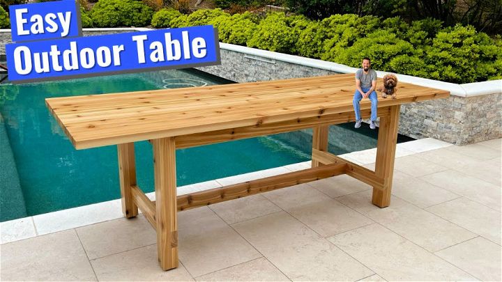  Build Your Own Outdoor Table