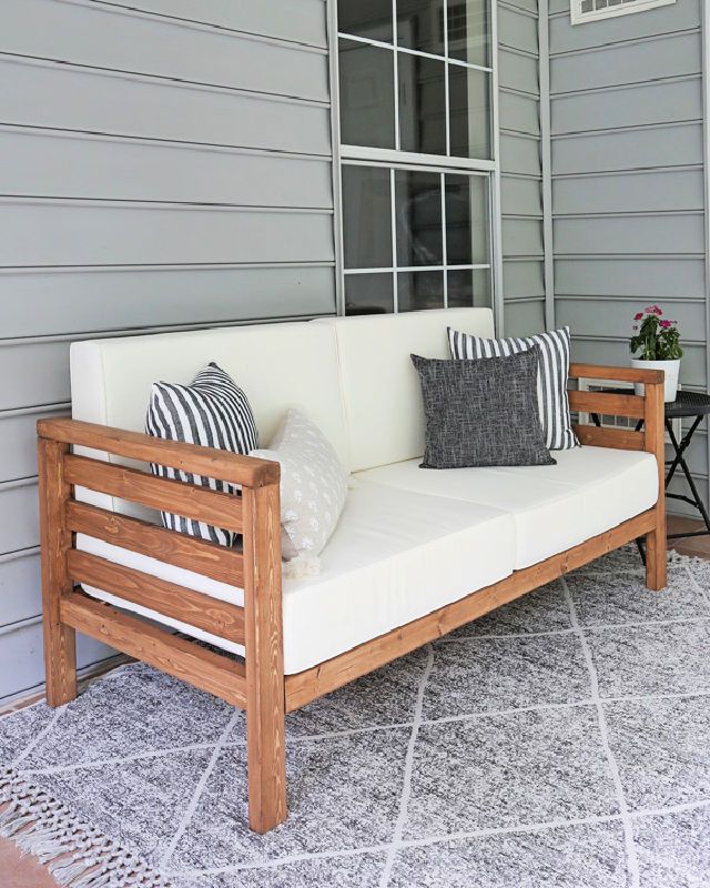 How to Build an Outdoor Couch