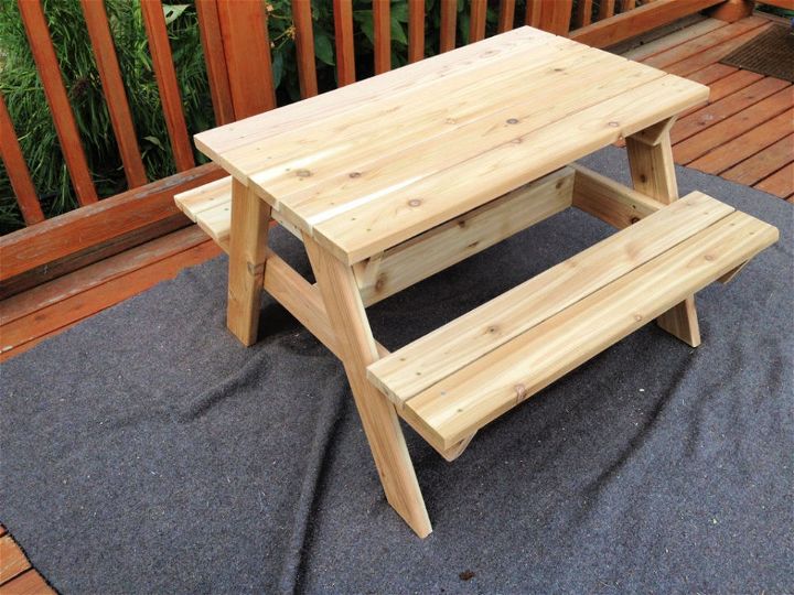How to Make a Picnic Table for Kids