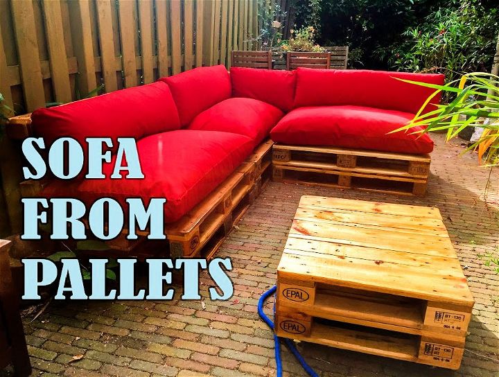 Pallet Couch With Detailed Instructions