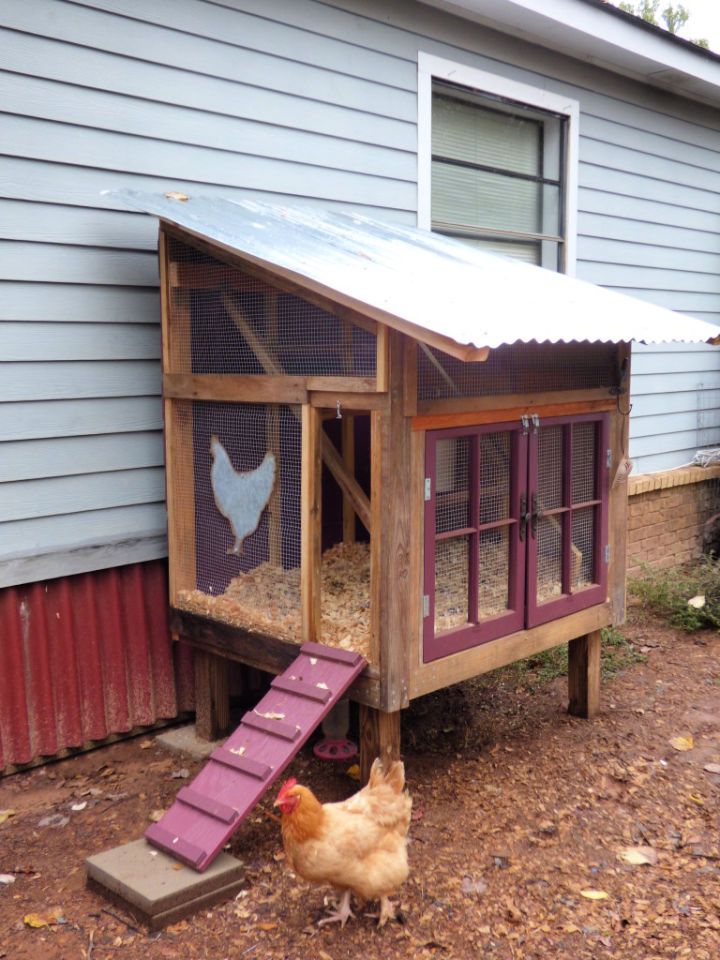 Rustic DIY Whimsical Chicken Coop