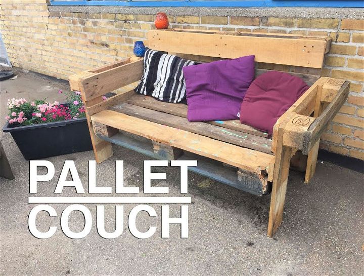 Upcycled Pallet Couch