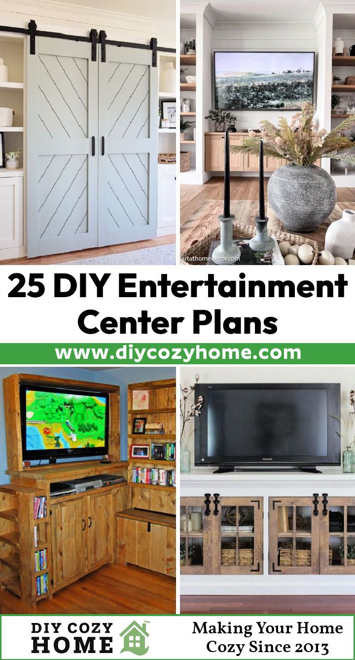 diy entertainment center plans