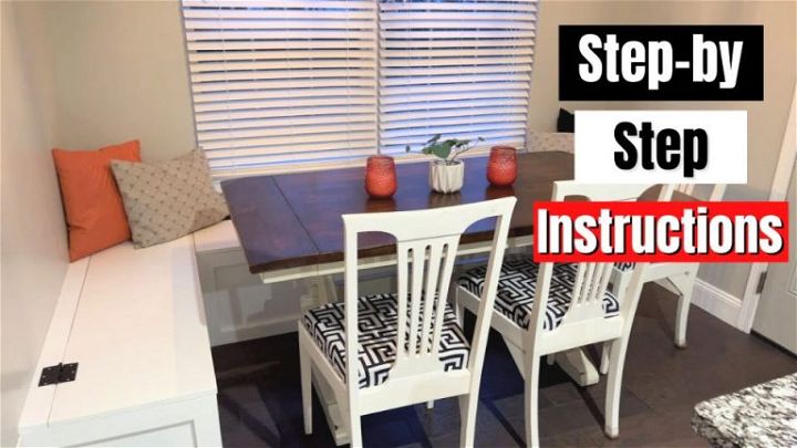 24 Free DIY Banquette Seating Plans (Build Banquette Bench) - DIY Cozy Home