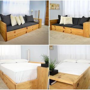 DIY sofa bed building your own diy multifunctional furniture