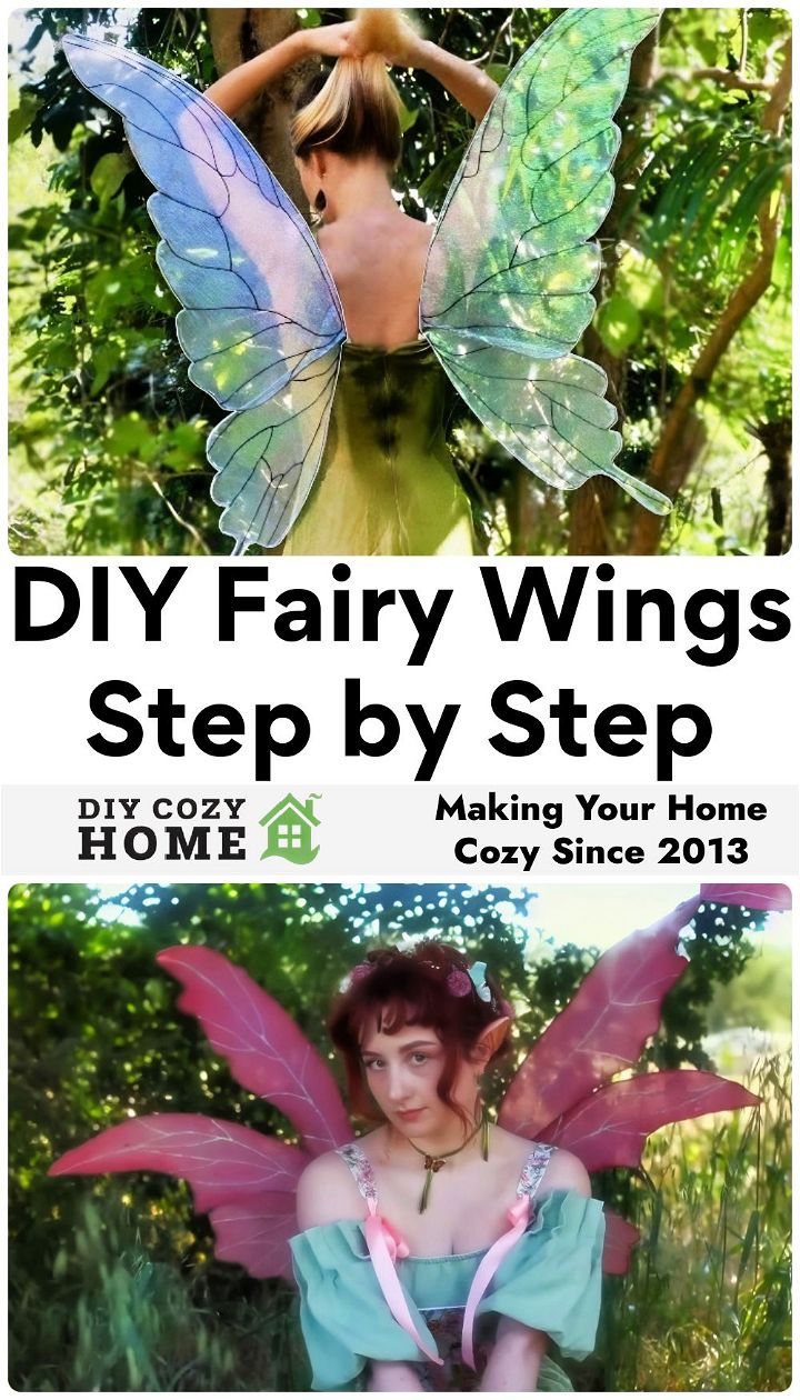 diy fairy wings step by step tutorial