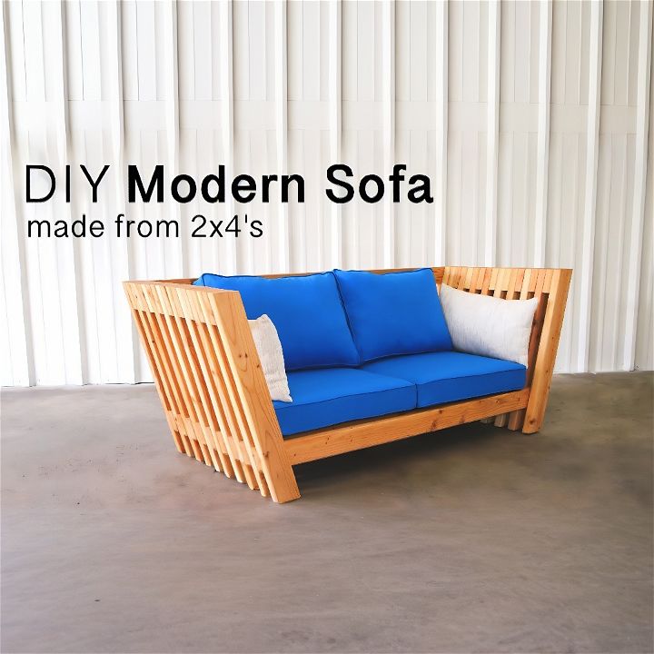 diy modern sofa for indoor and outdoor