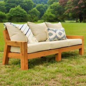 how to build an outdoor sofa with building plans