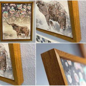 how to make a floating picture frame